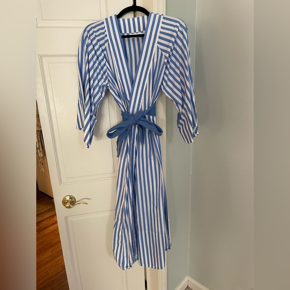 Lake Kimono Robe in Regatta Blue
